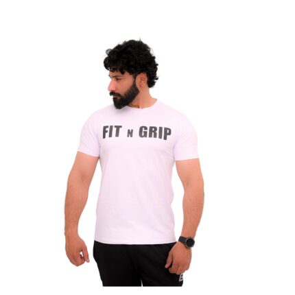 White Fit N Grip T-Shirt