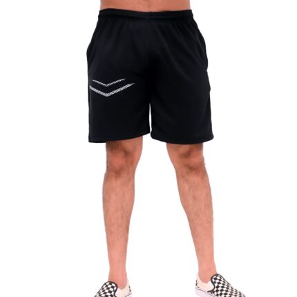 Black Premium Arrow Design Polyester Shorts