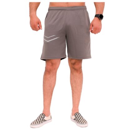 Charcoal Grey Premium Arrow Design Polyester Shorts