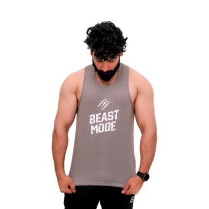 Charcoal Grey Beast Mode Sleeveless Top