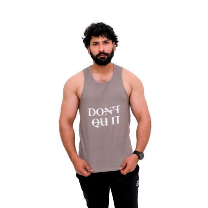 Charcoal Grey Don't Quit Sleeveless Top