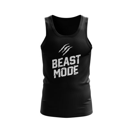 Black Beast Mode Sleeveless Top